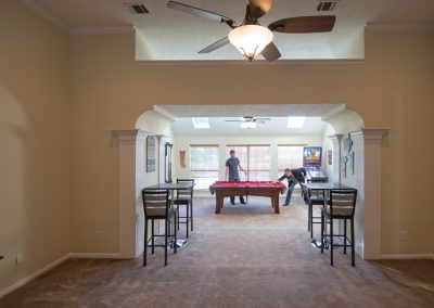 interior of chapter house game room