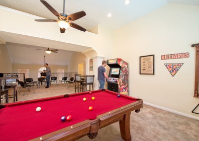interior of chapter house game room
